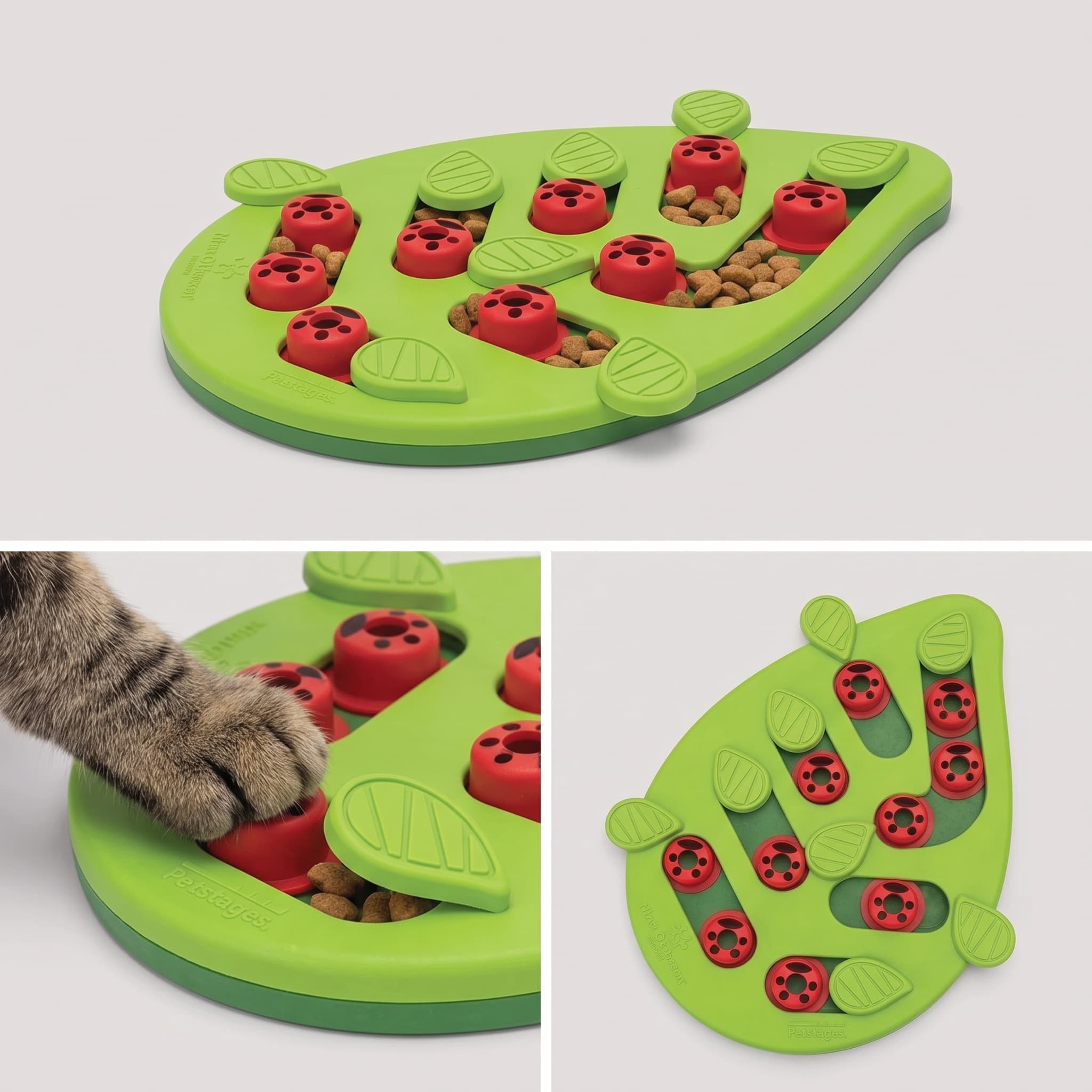 Interaktives Regentag-Leckerli-Puzzle & Anti-Schling-Napf für Katzen